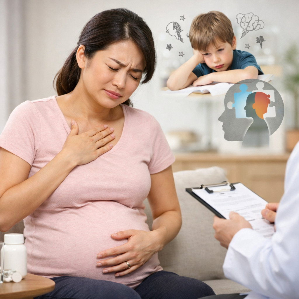 임신 중 속쓰림 약을 먹으면 아이의 ADHD·자폐 위험이 높아질까?